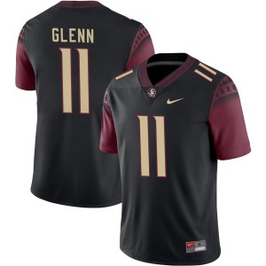 Mens Brock Glenn Black Florida State Seminoles #11 College Football High School Jersey 674454-761
