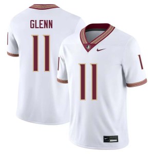 Men's Brock Glenn White Florida State Seminoles #11 College Football Limited Jersey 456513-369