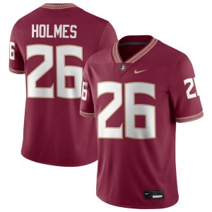Men Caziah Holmes Garnet Florida State Seminoles #26 College Football Replica Jersey 181109-133