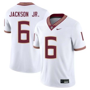 Mens Darrell Jackson Jr. White Florida State Seminoles #6 College Football Limited Jersey 796844-365