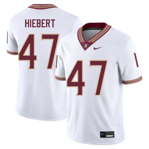 Men's Donny Hiebert White Florida State Seminoles #47 College Football Alumni Jersey 898583-766
