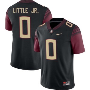 Men's Earl Little Jr. Black Florida State Seminoles #0 College Football Alumni Jerseys 499016-854