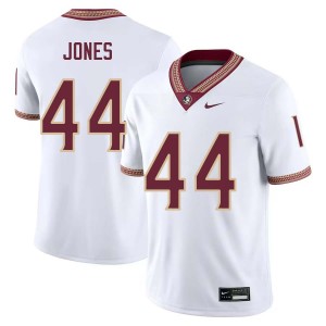 Men's Jaden Jones White Florida State Seminoles #44 College Football 2025 Jersey 916091-158