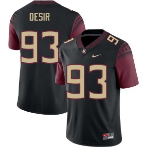 Men Mandrell Desir Black Florida State Seminoles #93 College Football Embroidery Jerseys 384919-167