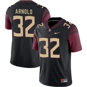 Men's Mason Arnold Black Florida State Seminoles #32 College Football Alumni Jerseys 240194-808