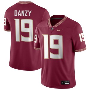 Mens Micahi Danzy Garnet Florida State Seminoles #19 College Football Replica Jerseys 344460-869