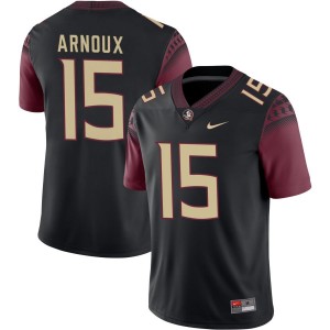 Men Shamar Arnoux Black Florida State Seminoles #15 College Football 2025-26 Jerseys 619653-987