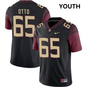 Youth Andre Otto Black Florida State Seminoles #65 College Football Alumni Jerseys 443165-448