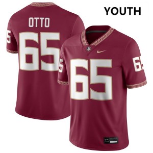 Youth Andre Otto Garnet Florida State Seminoles #65 College Football Limited Jerseys 914030-828