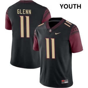 Youth Brock Glenn Black Florida State Seminoles #11 College Football Game Jerseys 168220-305