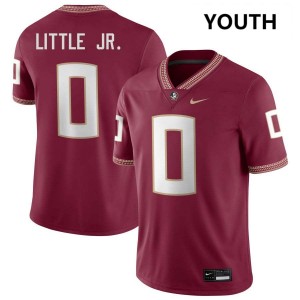 Youth Earl Little Jr. Garnet Florida State Seminoles #0 College Football Limited Jersey 365232-801