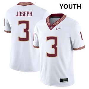 Youth Edwin Joseph White Florida State Seminoles #3 College Football Official Jerseys 492200-846