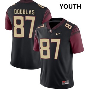 Youth Markeston Douglas Black Florida State Seminoles #87 College Football High School Jersey 530137-163