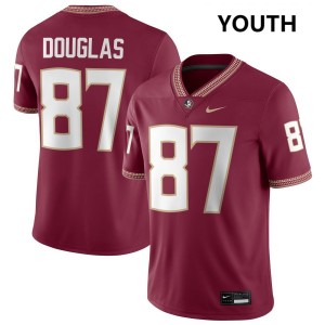 Youth Markeston Douglas Garnet Florida State Seminoles #87 College Football Alumni Jerseys 230229-984